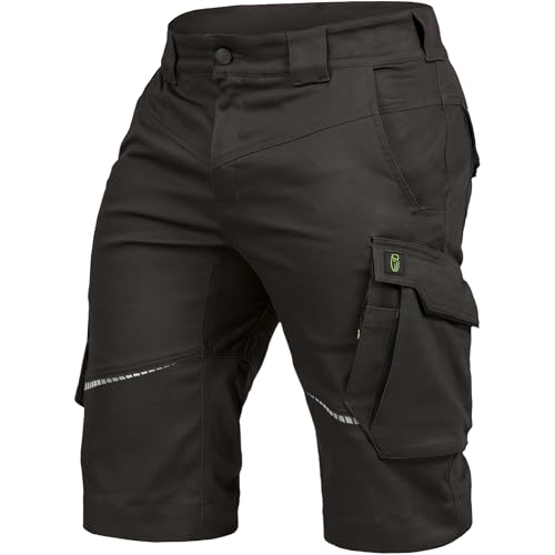 Leibwächter Arbeitsshorts Herren Flex Line Anthrazit – Größe 48 – Robuste Cargo Hose mit Taschen – Handwerker Shorts – Berufsbekleidung – Multifunktionshose mit Reflektoren Leibwächter Arbeitsshorts Herren Flex Line Anthrazit – Größe 48 – Robuste Cargo Hose mit Taschen – Handwerker Shorts – Berufsbekleidung – Multifunktionshose mit Reflektoren von Leibwächter