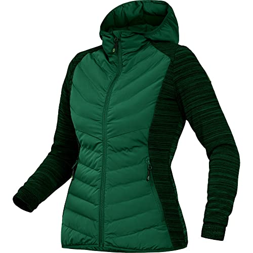 Leibwächter Damen Hybridjacke Winterjacke Übergangsjacke Jacke Casual Line mit Kapuze (42, grün) von Leibwächter