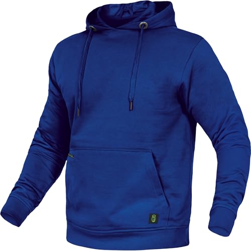 Leibwächter Flex-Line Kapuzenpullover Herren – Kornblau – L – 310 g/m² Hoodie mit Kängurutasche – Antibakteriell & Antipilling – Unisex Sweatshirt von Leibwächter