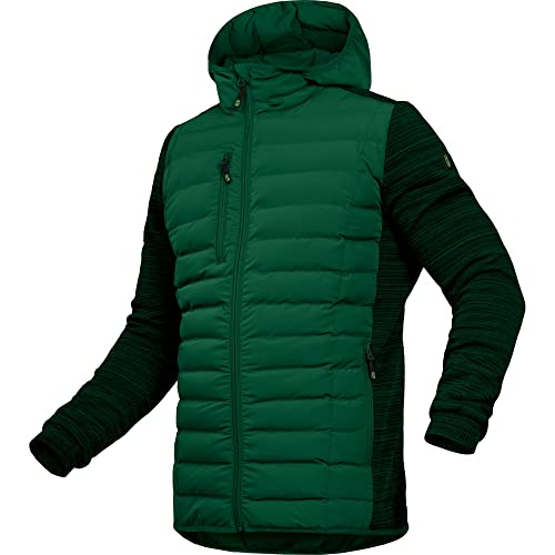Leibwächter Hybridjacke Winterjacke Übergangsjacke Jacke Casual Line mit Kapuze (XL, grün) von Leibwächter