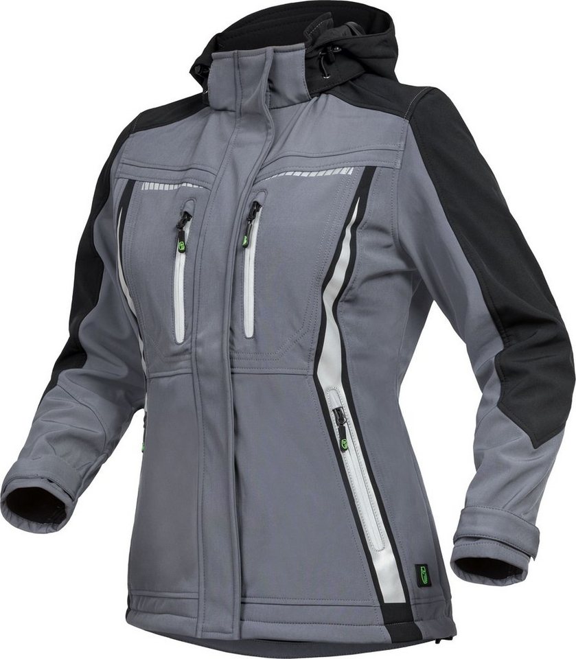 Leibwächter Softshelljacke Flex-Line Damen Softshelljacke Übergangsjacke Sommer Frühling Herbst von Leibwächter