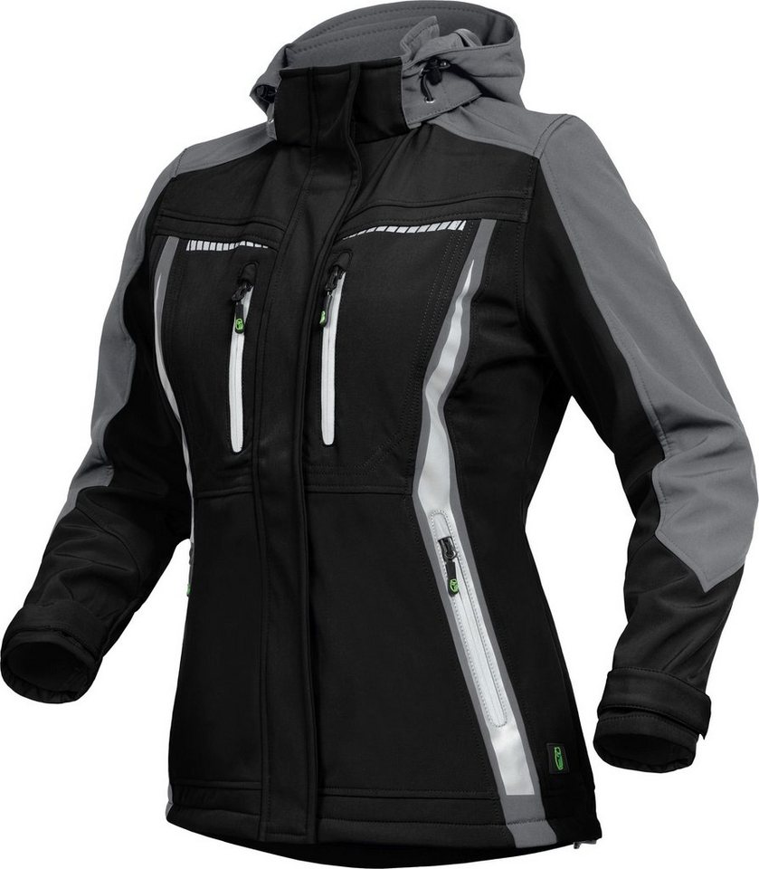 Leibwächter Softshelljacke Flex-Line Damen Softshelljacke Übergangsjacke Sommer Frühling Herbst von Leibwächter