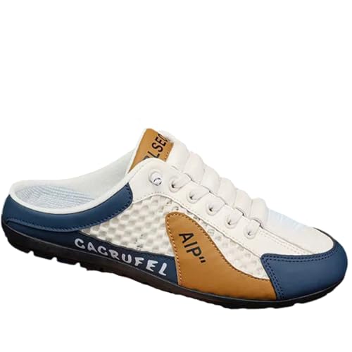 Leichtrit Herren Rückenfrei Sneakers Casual Pantoletten,Schlupfschuhe rückenfrei,Herren-Sneakers,Turnschuhe Sommer,Slip-On-Sneaker,rutschfest,für Geeignet FüR Drinnen DraußEn von Leichtrit