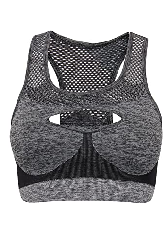 Leif Nelson Damen Seamless Sport BH Fitness Crop Top von Leif Nelson