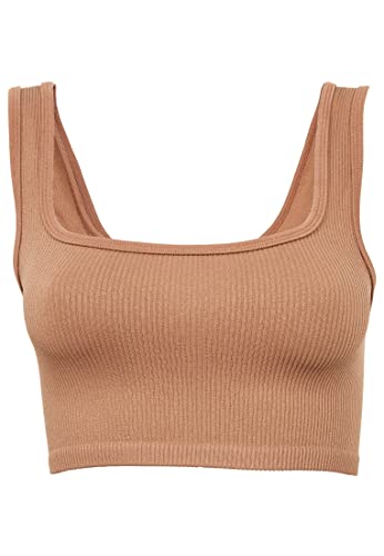 Leif Nelson Damen Seamless Sport BH Fitness Crop Top Keine von Leif Nelson