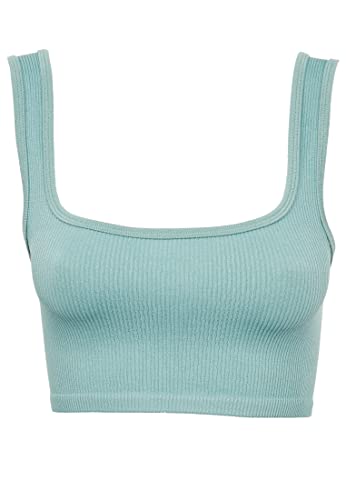 Leif Nelson Damen Seamless Sport BH Fitness Crop Top Keine von Leif Nelson