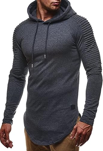 Leif Nelson Herren Kapuzenpullover Slim Fit Baumwolle-Anteil Moderner weißer Herren Hoodie-Sweatshirt-Pulli Langarm Herren schwarzer Pullover-Shirt mit Kapuze LN6369 Schwarz XX-Large Leif Nelson Herren Kapuzenpullover Slim Fit Baumwolle-Anteil Moderner weißer Herren Hoodie-Sweatshirt-Pulli Langarm Herren schwarzer Pullover-Shirt mit Kapuze LN6369 Schwarz XX-Large von Leif Nelson