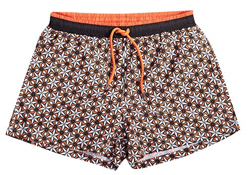 Leif Nelson Herren Sommer Badehosen Männer Badeshorts mit Taschen Schwimmhose Schwimmshorts Jungen Beachshorts Strand Shorts Kurze Hosen Freizeithosen LN92590 Large Mehrfarbig von Leif Nelson