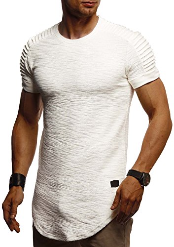 Leif Nelson Herren T-Shirt Rundhals Herren T-Shirt Rundhals LN-6325 von Leif Nelson