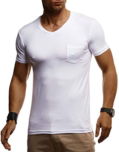 Leif Nelson T Shirt Herren für Sports & Outdoor | Sportshirt Herren Kurzarm & Slim Fit Tshirt Herren | Teil der Herren Sportbekleidung | Manner T-Shirt | Activewear & Gym Shirt für Herren | LN-8315 von Leif Nelson