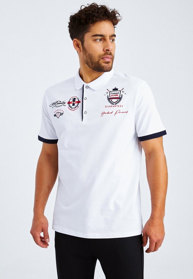 Leif Nelson Poloshirt Herren T-Shirt Polo LN-55610 von Leif Nelson