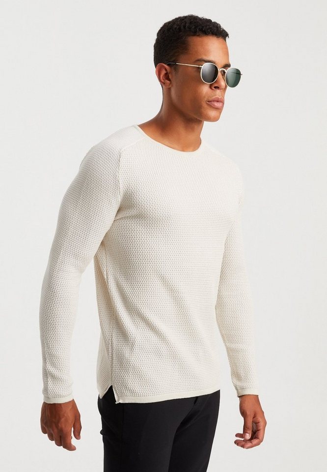 Leif Nelson Strickpullover Strickpullover Feinstrick von Leif Nelson