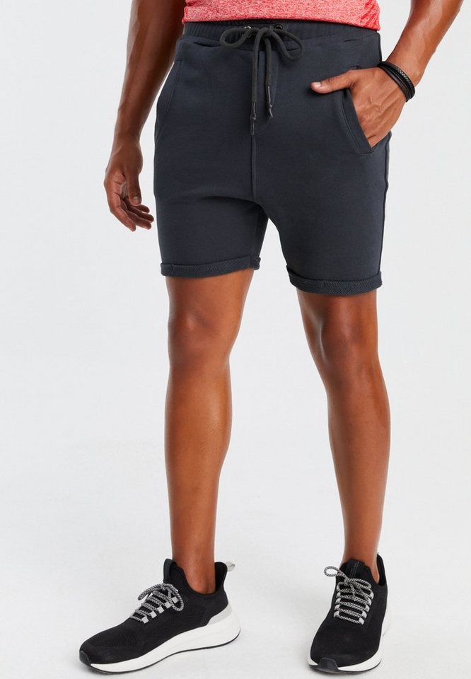 Leif Nelson Trainingshose Herren Gym-Short LN-8316 von Leif Nelson