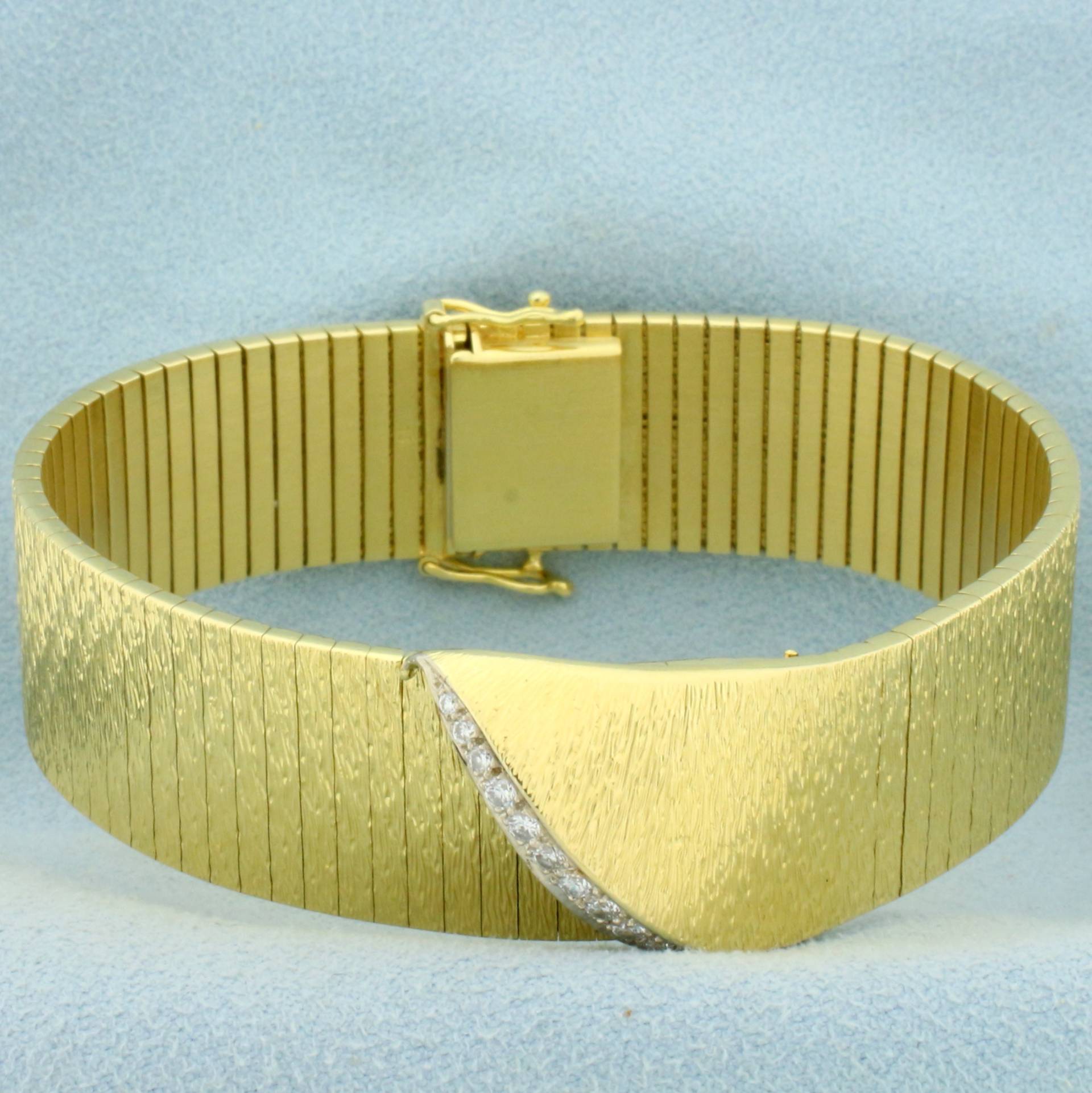 Designer Diamant Armband in 18K Gelbgold von LeifJewelryCo