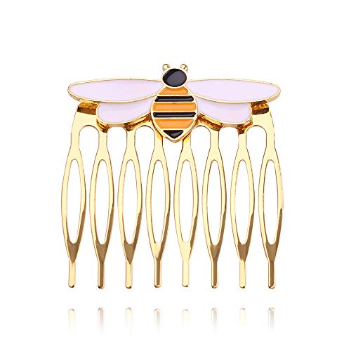 Leikance Bienen-Haarspangen, Frauen-Haarspangen, Bienenkamm, Emaille-Haar-Accessoires von Leikance