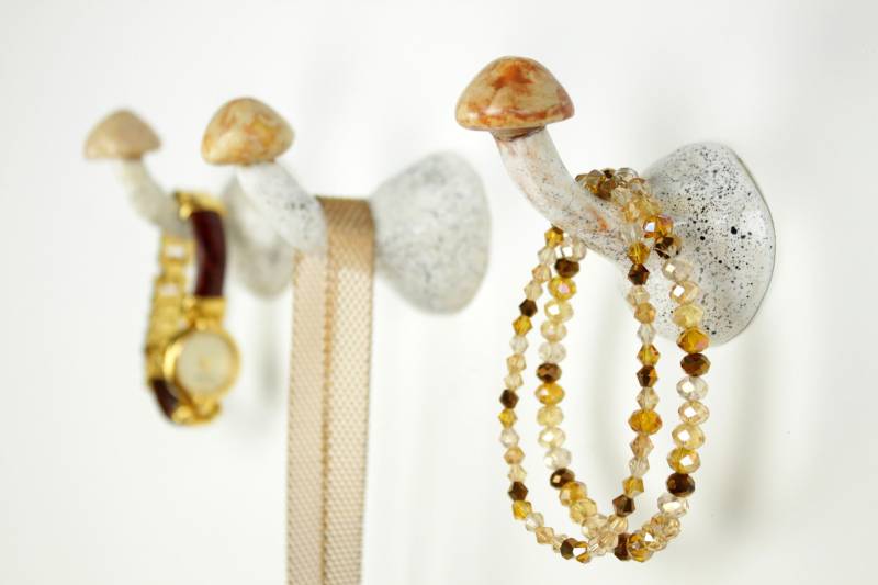 Halskettenhalter, Schmuckhalter, Ein Pilzhaken Halskettenhalter, Schmuckhalter, Ein Pilzhaken von LeilyCloud