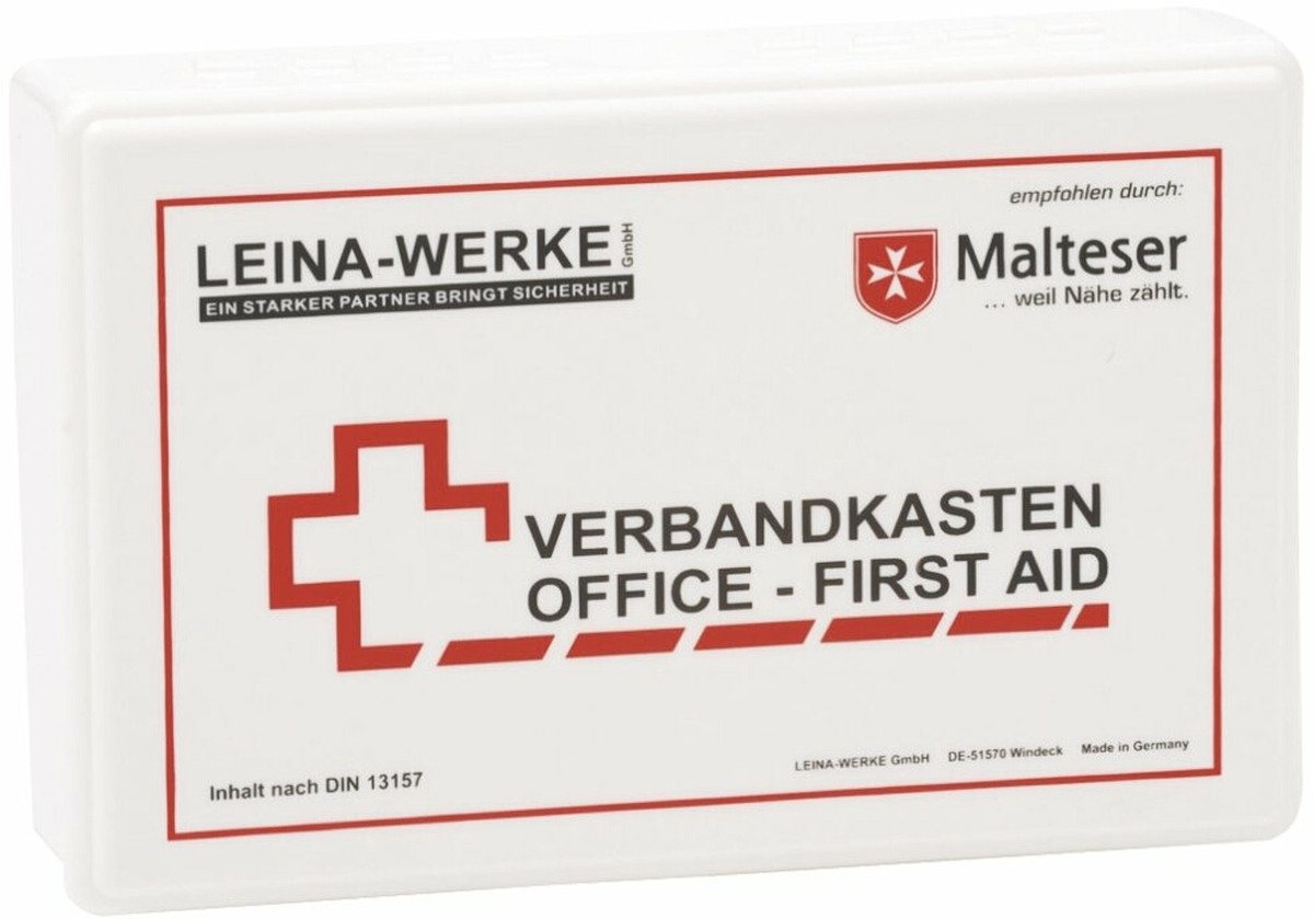 Leina-Werke Erste-Hilfe-Set Betriebsverbandskasten Office First Aid DIN 13157 weiß Leina-Werke Erste-Hilfe-Set Betriebsverbandskasten Office First Aid DIN 13157 weiß von Leina-Werke