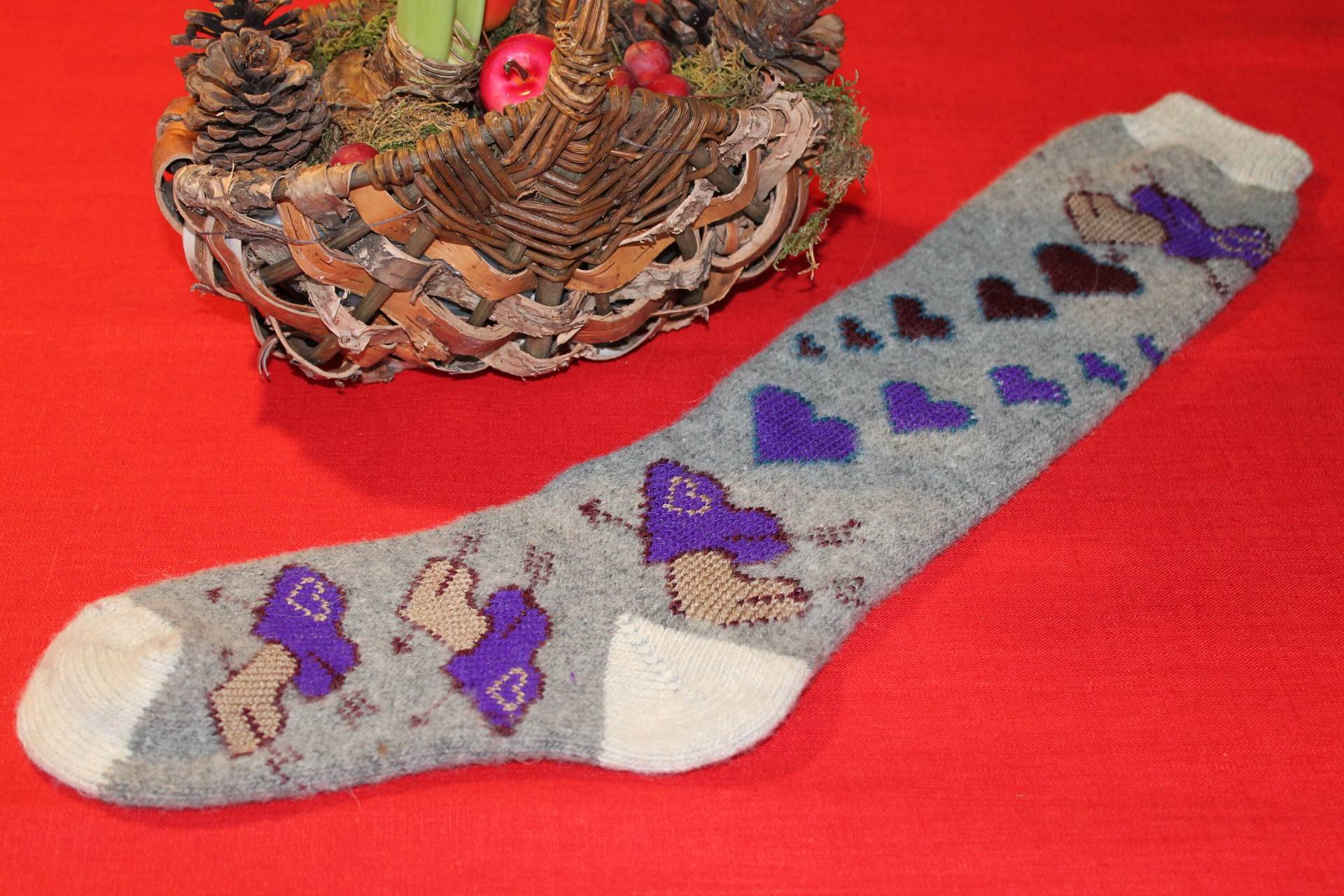 Gestrickte Socken Gr. 38/39 Wolle Angora, Kniestrümpfe, Norweger Socken, Wintersocken, Trachtenstrümpfe, Yogasocken, Wollsocken, Winter Gestrickte Socken Gr. 38/39 Wolle Angora, Kniestrümpfe, Norweger Socken, Wintersocken, Trachtenstrümpfe, Yogasocken, Wollsocken, Winter von LeinenFlair