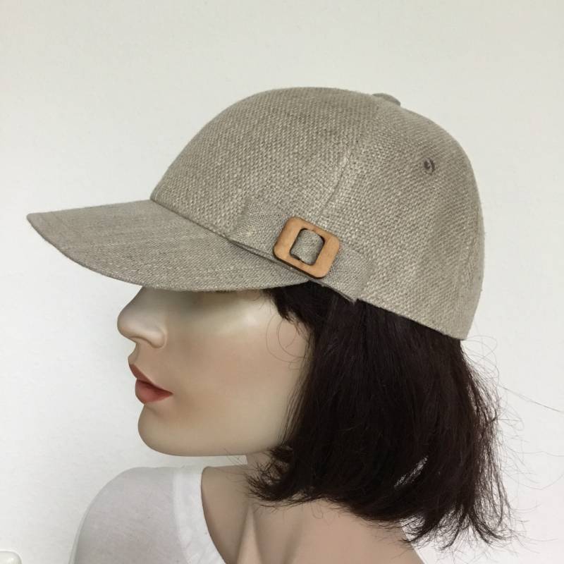 Damen Basecap Schirmmütze 100% Leinen Handmade Neu von LeinenWelt