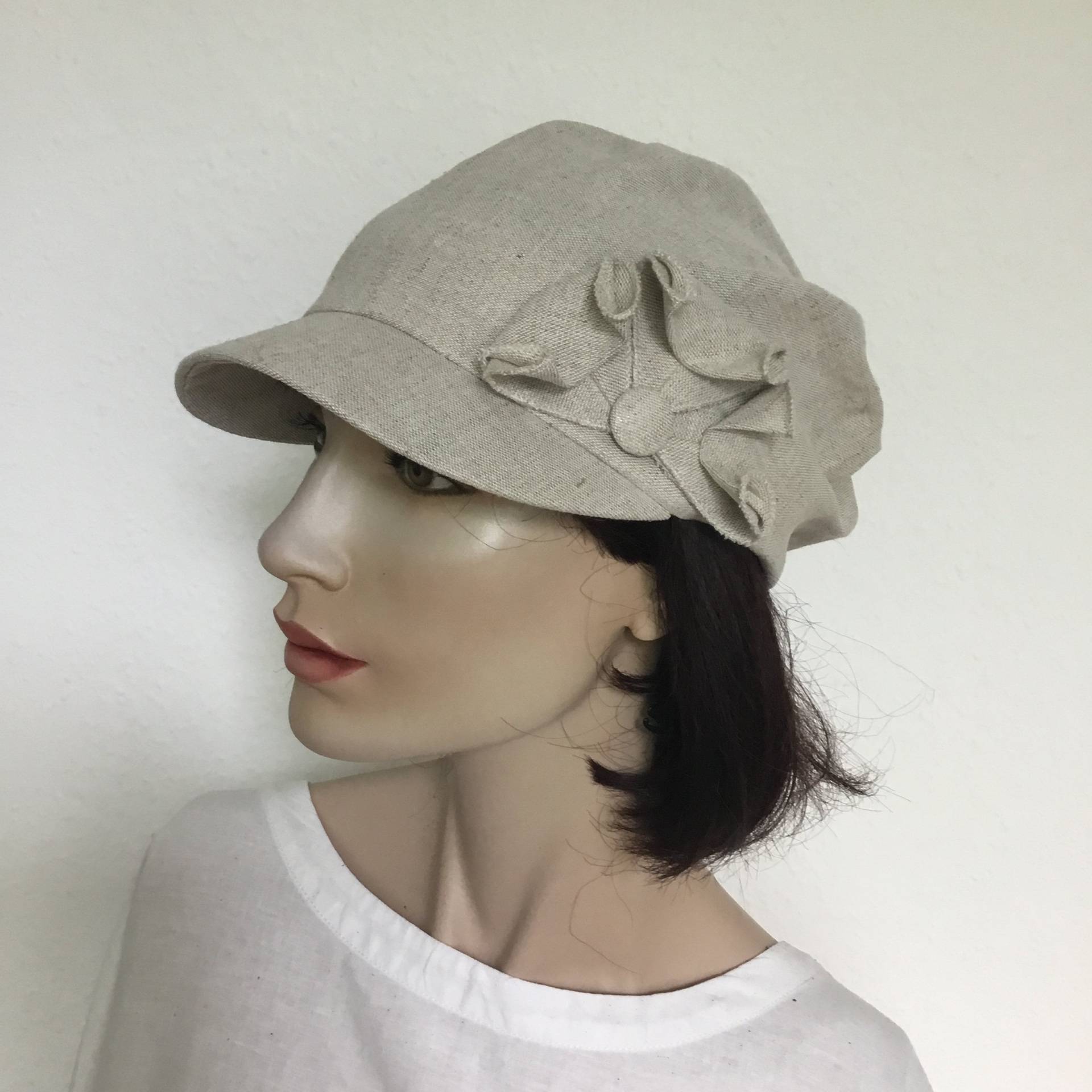 Design Sommermütze Schirmmütze 100% Leinen Damen Handmade Neu Design Sommermütze Schirmmütze 100% Leinen Damen Handmade Neu von LeinenWelt