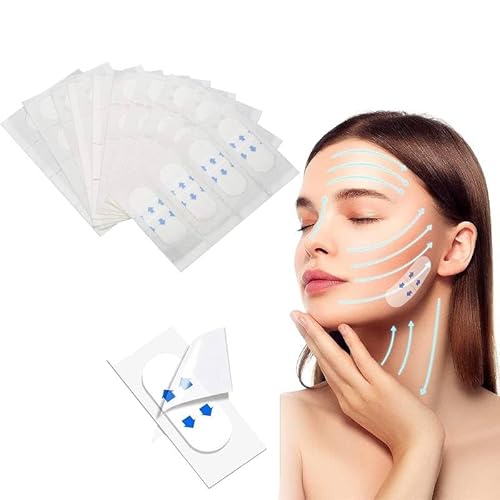 Face Lift Tape, Facelifting Aufkleber, 40 Teile/satz Unsichtbare Aufzug Gesicht Aufkleber Make-Up Gesicht Kinn Heben Pads Gesicht Make-up Facelifting Werkzeuge für Gesicht von Leinggg