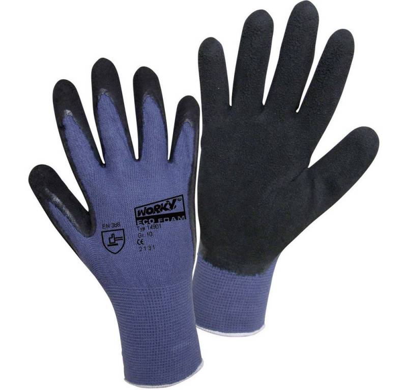 Leipold + Döhle Arbeitshandschuhe Leipold Doehle ECO LATEX FOAM 14901-8 Viskose Arbeitshandschuh Größe von Leipold + Döhle