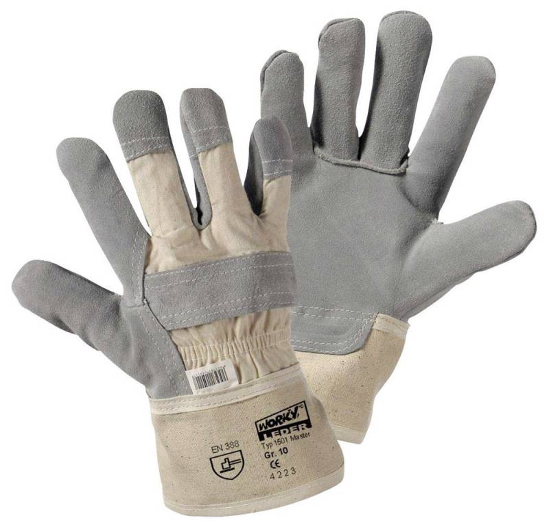 Leipold + Döhle Arbeitshandschuhe Leipold Doehle Master 1501 Rindspaltleder Arbeitshandschuh Größe (Hand von Leipold + Döhle