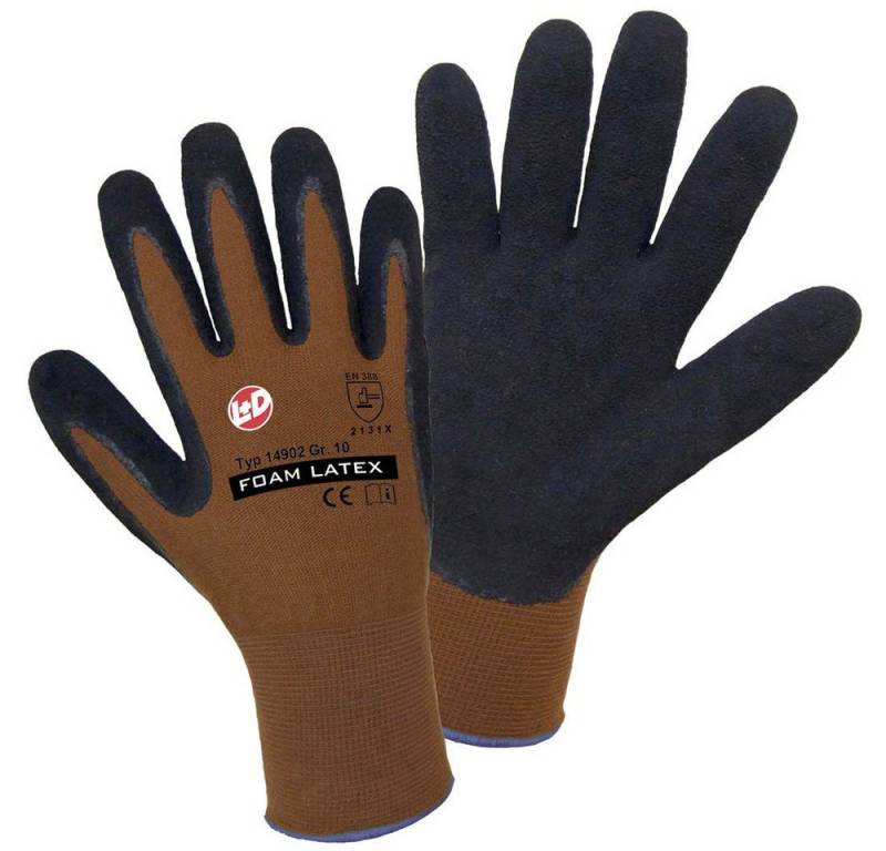 Leipold + Döhle Arbeitshandschuhe Leipold Doehle Nylon Latex FOAM 14902-11 Nylon Arbeitshandschuh Größe von Leipold + Döhle