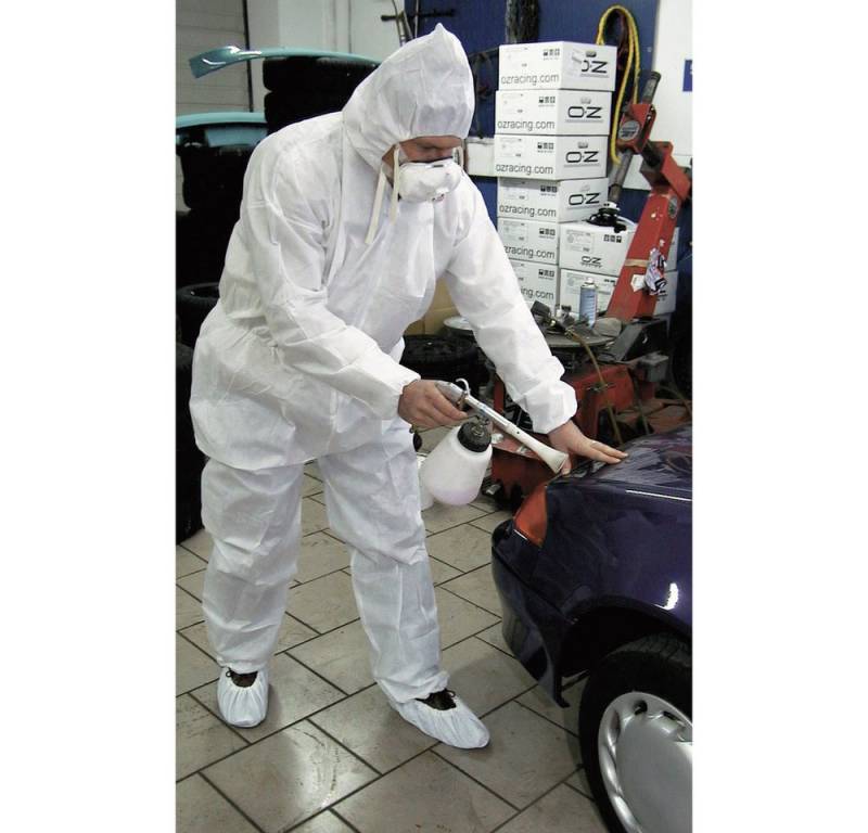 Leipold + Döhle Einweghandschuhe Leipold Doehle 2515-L SMS-Overall CAT III (Typ 5 & 6) CleanGo Kleider von Leipold + Döhle