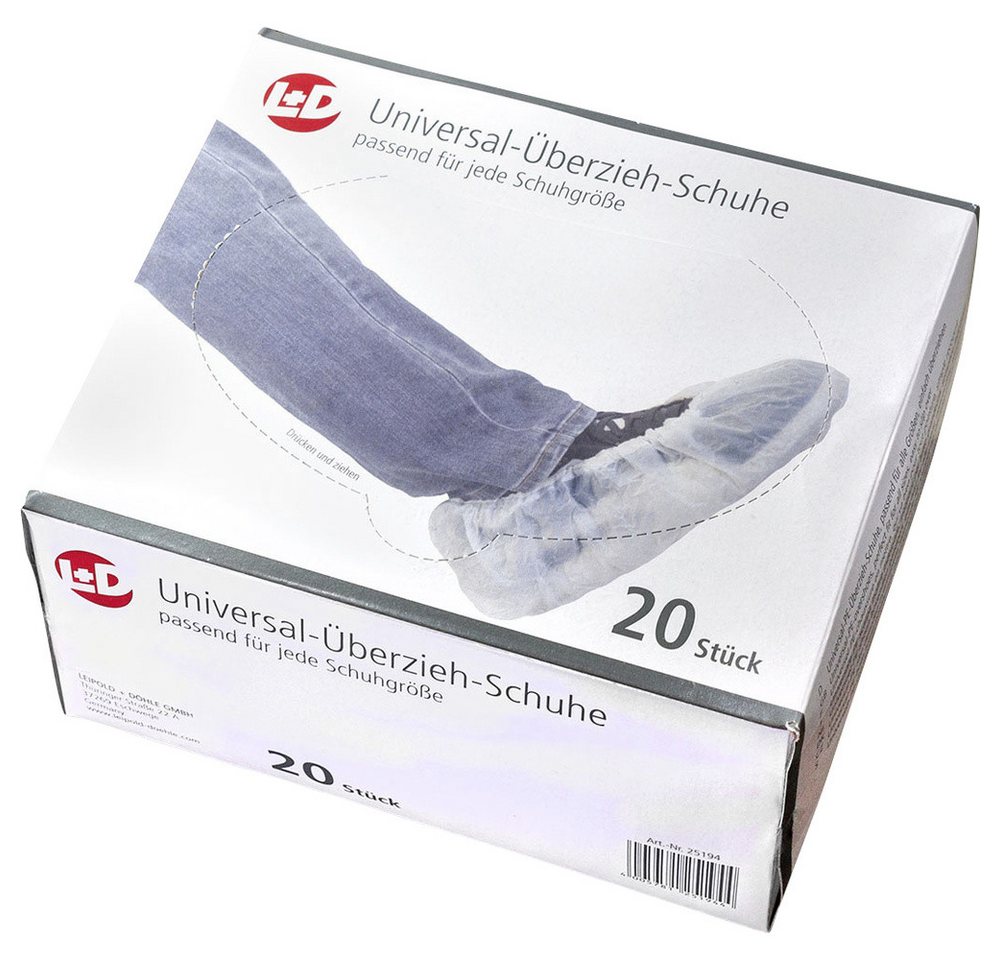 Leipold + Döhle Einweghandschuhe Leipold Doehle 25194 Überziehschuhe CleanGo Größe (Details)=Unisi von Leipold + Döhle