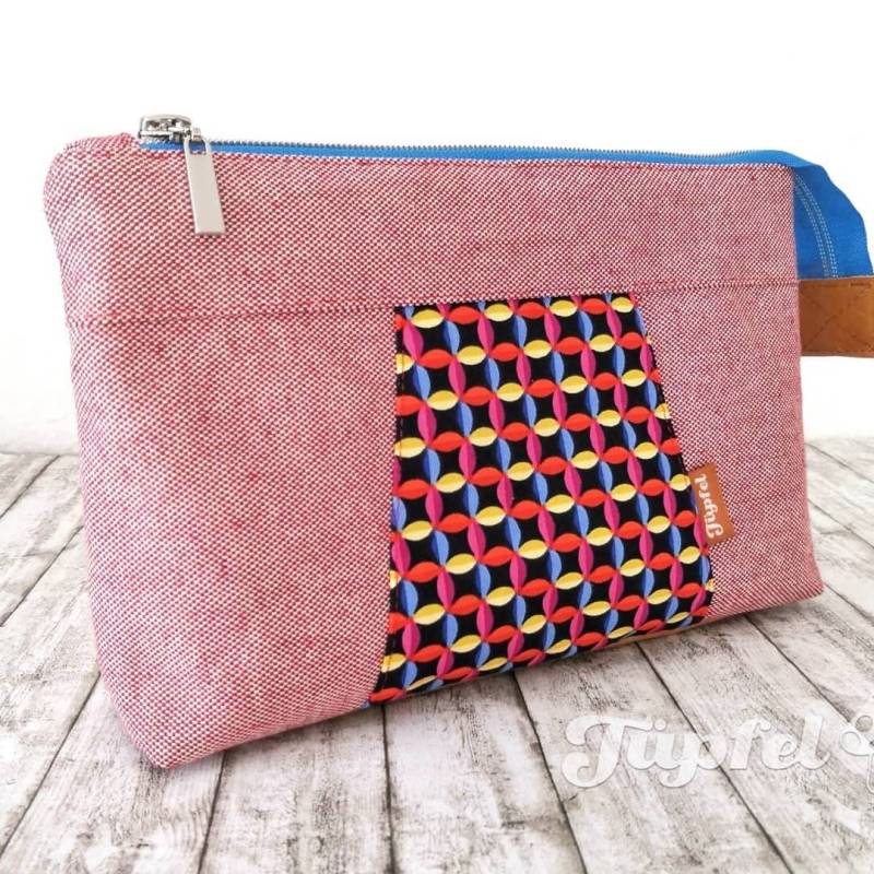 Täschchen Hira - Canvas + Leder von LeipzigerTuepfel