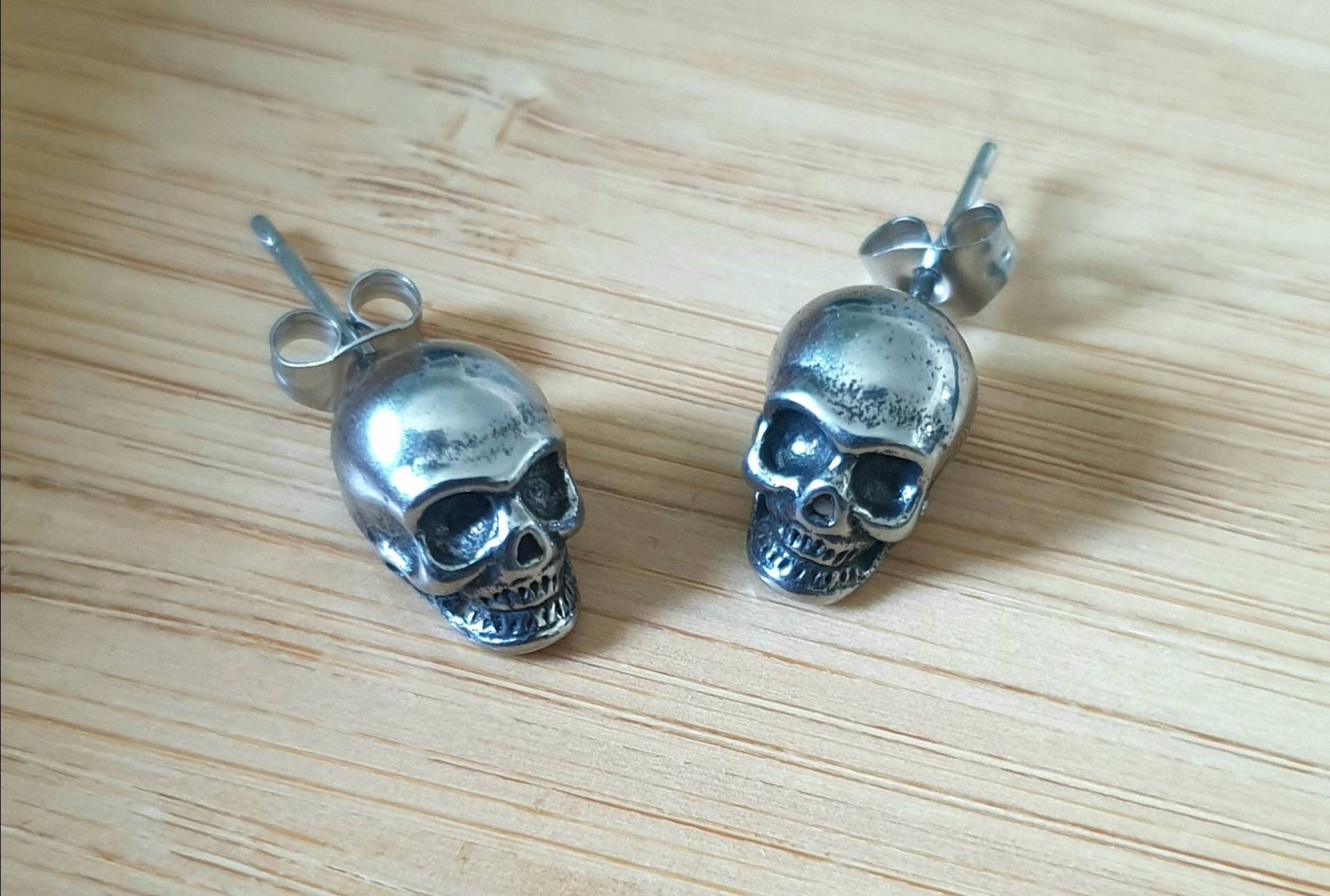Totenkopf/Skull Ohrstecker Aus Edelstahl Totenkopf/Skull Ohrstecker Aus Edelstahl von LeisModeaccessoires