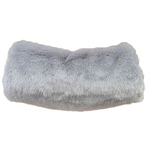 Leisial™ Winter Super Wärme Niedlicher Muff Armwärmer Muff Handwärmer Damen Muff Handwärmer Grau 40 * 22CM von Leisial