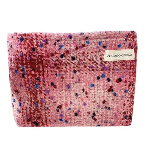 Leisofter Make-up Tasche, große Kapazität kosmetische Tasche Floral Make-up Tasche, Reisetasche Make-up Geldbörse Toiletten Aufbewahrungstasche für Damen von Leisofter