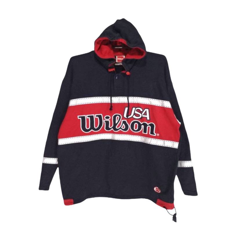 Hoodie-Sweatshirt Aus Der 80Er Jahre Serie Von Wilkis Jaspo Hoodie-Sweatshirt Aus Der 80Er Jahre Serie Von Wilkis Jaspo von LeisureVintageStore