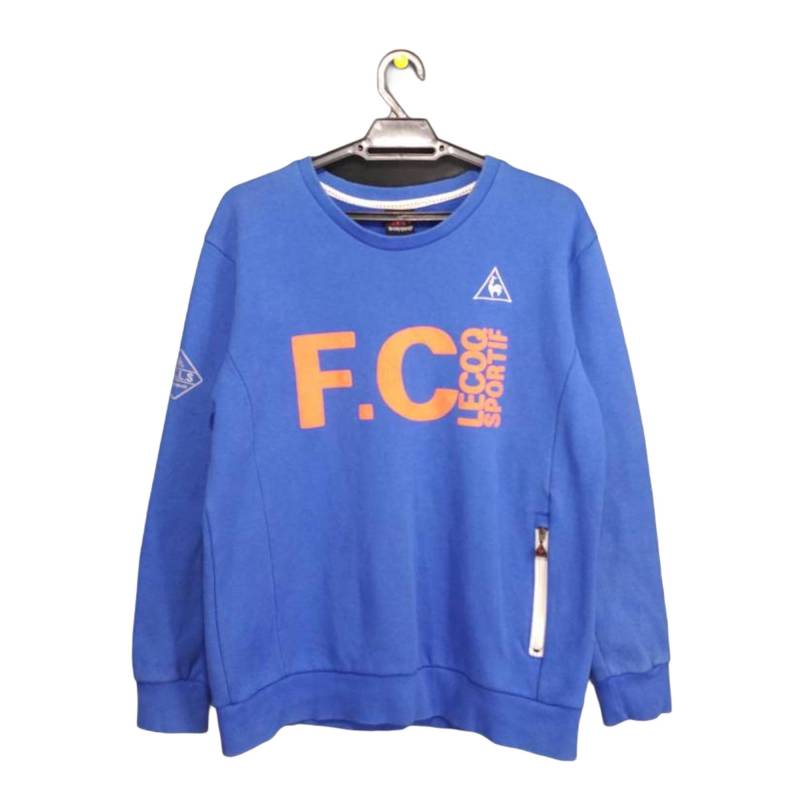 Le Coq Sportif Großer Logo-Sweatshirt Mit Rundhalsausschnitt Le Coq Sportif Großer Logo-Sweatshirt Mit Rundhalsausschnitt von LeisureVintageStore