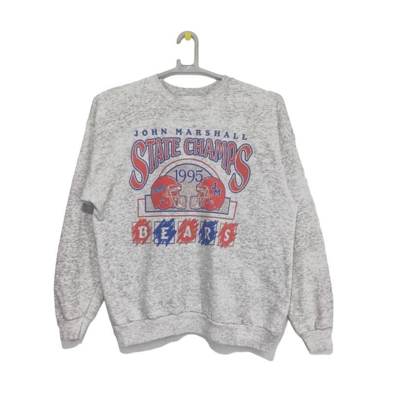 Vintage Bears Rugby Fußball John Marshall State Champ 1995 Sweatshirt Vintage Bears Rugby Fußball John Marshall State Champ 1995 Sweatshirt von LeisureVintageStore