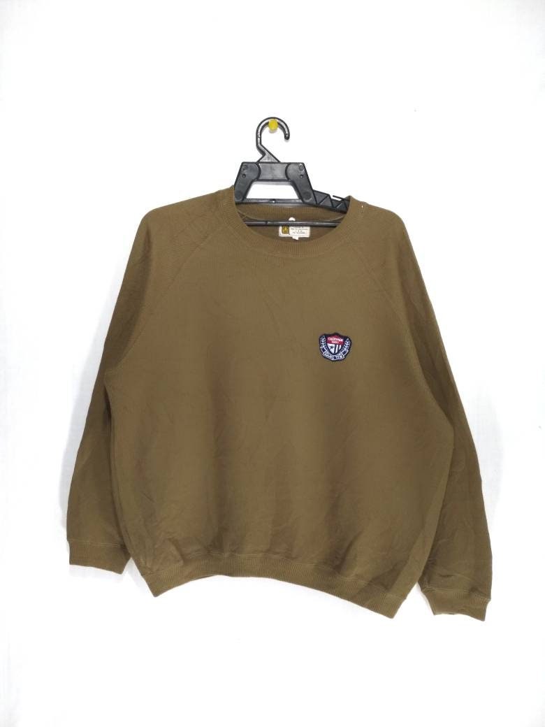 Vintage Hang Ten Usa Sweatshirt Pullover Mit Stickerei Vintage Hang Ten Usa Sweatshirt Pullover Mit Stickerei von LeisureVintageStore