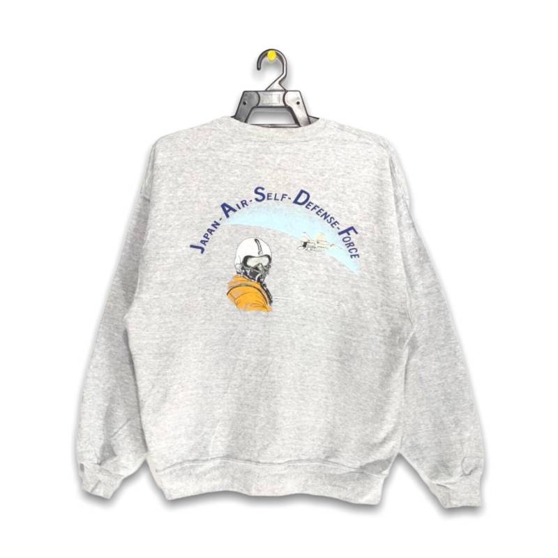 Vintage Japan Luft Selbstverteidigung Kraft Großes Logo Grafikdesign Sweatshirt Pullover Vintage Japan Luft Selbstverteidigung Kraft Großes Logo Grafikdesign Sweatshirt Pullover von LeisureVintageStore
