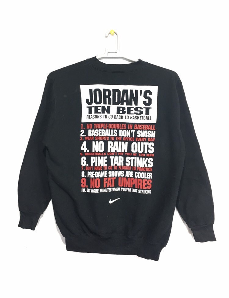 Vintage Sweatshirt Von Nike Air Jordan von LeisureVintageStore