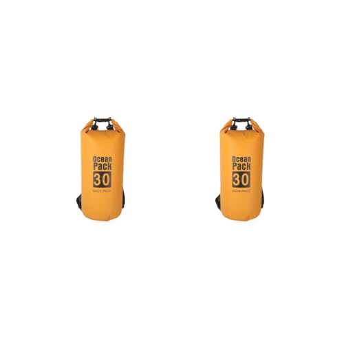 Leisurealeaneag 2 Set wasserdichte Taschen Outdoor Rucksack One Shoulder Kajak Rafting Tasche Trekking Strand Wasser Orange Gelb 10L Einzelschulter, 10L 1 Schulter Leisurealeaneag 2 Set wasserdichte Taschen Outdoor Rucksack One Shoulder Kajak Rafting Tasche Trekking Strand Wasser Orange Gelb 10L Einzelschulter, 10L 1 Schulter von Leisurealeaneag
