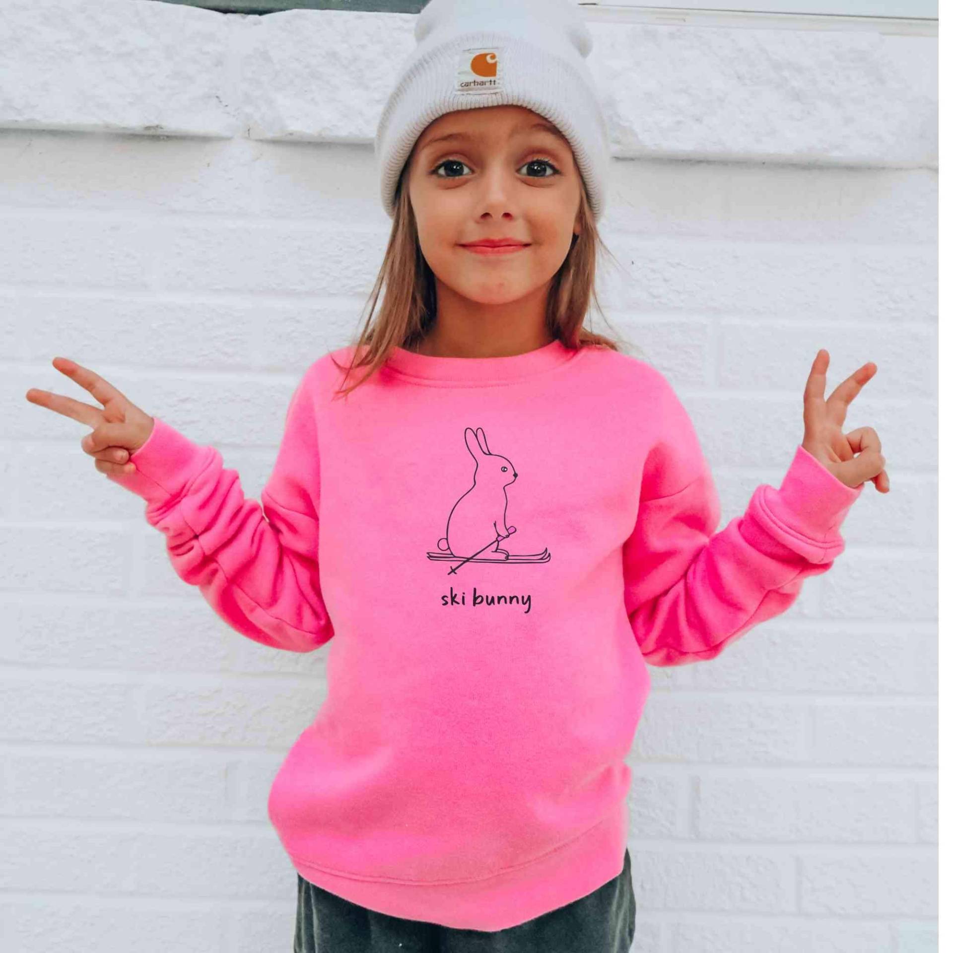 Jugend Rundhals-Sweatshirt, Niedlicher Kinder-Skipullover, Ski-Pullover Für Mädchen, Skiurlaub-Shirt, Familien-Skiausflug-Geschenke, Kinder Apres Jugend Rundhals-Sweatshirt, Niedlicher Kinder-Skipullover, Ski-Pullover Für Mädchen, Skiurlaub-Shirt, Familien-Skiausflug-Geschenke, Kinder Apres von LeisurelyMoments
