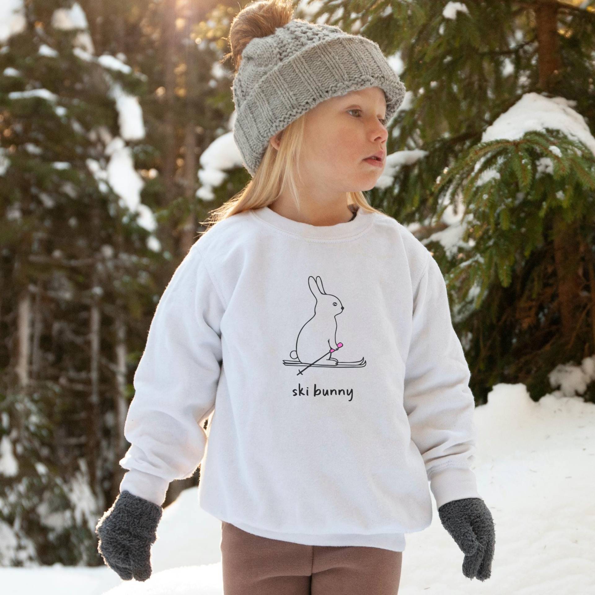 Jugend Rundhals-Sweatshirt, Niedlicher Kinder-Skipullover, Ski-Pullover Für Mädchen, Skiurlaub-Shirt, Familien-Skiausflug-Geschenke, Kinder Apres Jugend Rundhals-Sweatshirt, Niedlicher Kinder-Skipullover, Ski-Pullover Für Mädchen, Skiurlaub-Shirt, Familien-Skiausflug-Geschenke, Kinder Apres von LeisurelyMoments
