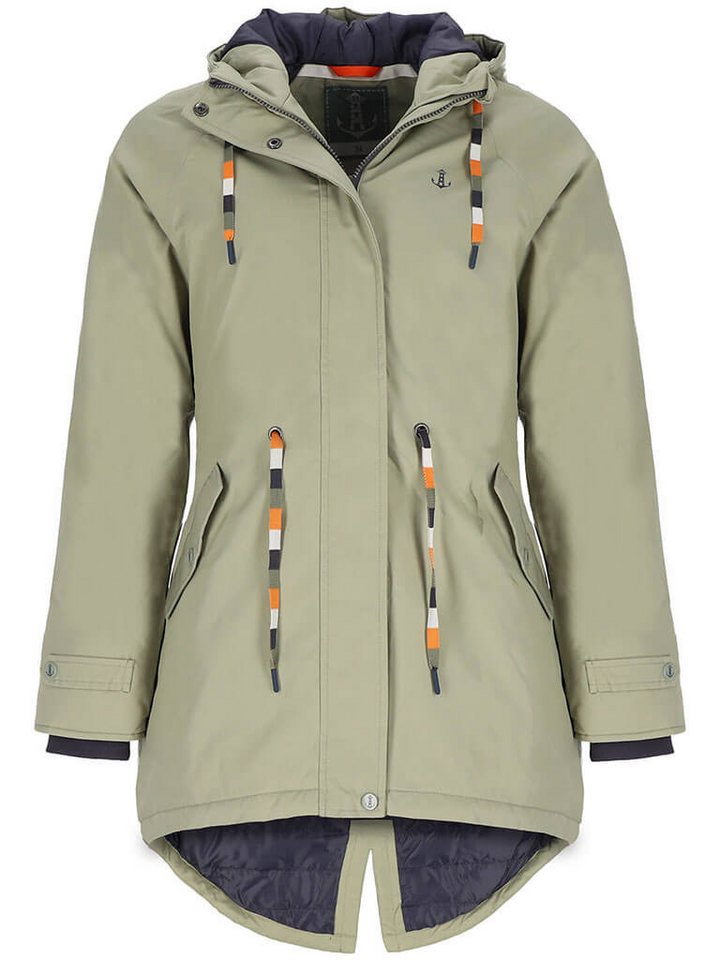 Leitfeuer Funktionsjacke 50952 Damen Outdoor-Jacke mit wattiertem Steppfutter, Kapuze und Taillenzug von Leitfeuer