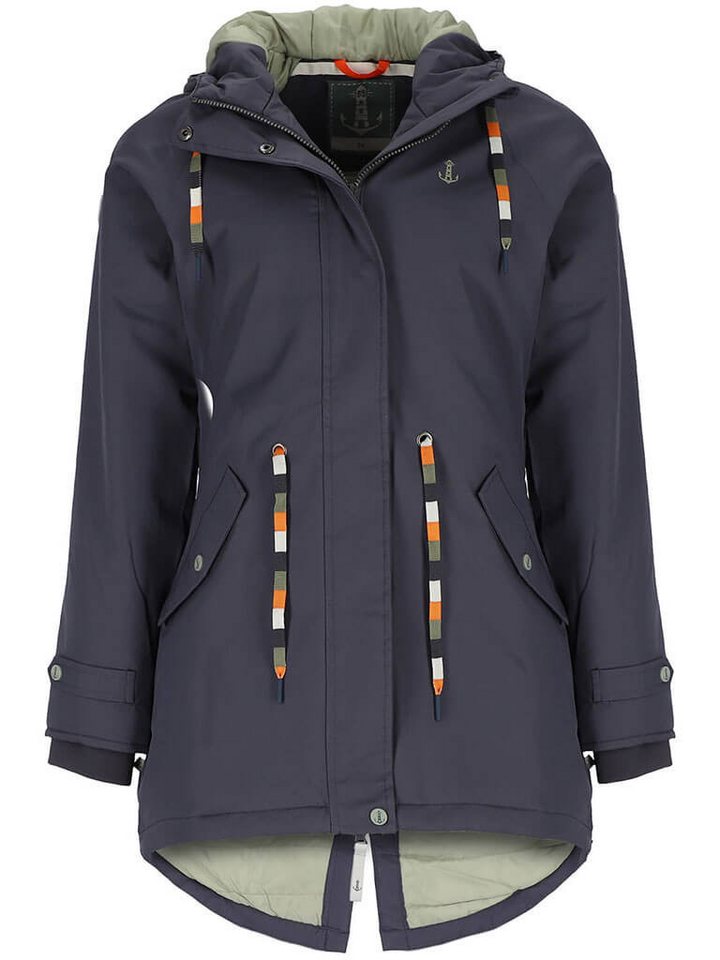 Leitfeuer Funktionsjacke 50952 Damen Outdoor-Jacke mit wattiertem Steppfutter, Kapuze und Taillenzug von Leitfeuer