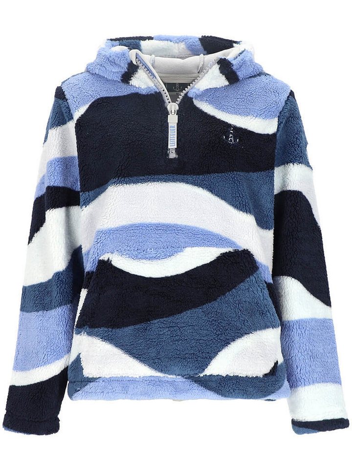 Leitfeuer Kapuzenpullover Damen Fleecehoody All-Over-Print - Modischer Hoodie mit Reißverschluss von Leitfeuer