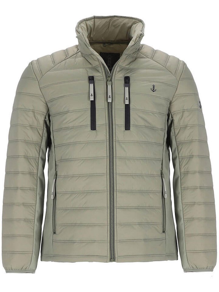 Leitfeuer Steppjacke Herren Jacke gesteppt mit Stehkragen und Einsätzen aus Softshell von Leitfeuer