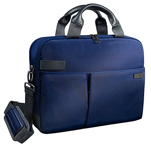 Leitz, Business Laptop-Tasche für 13.3 Zoll Laptop oder Ultrabook, Smart Traveller, Complete, Titan Blau, 60390069 von Leitz