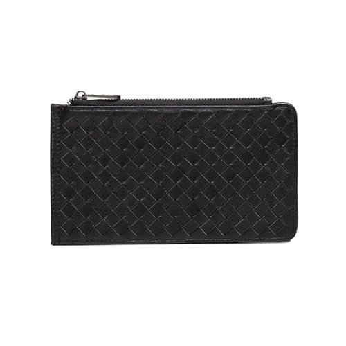 Lejdi Abendtaschen for Damen, Geldbörsen, Business-Geldbörsen, Handtaschen aus echtem Leder, Kartenetuis, Geldklammern (Color : Black) von Lejdi