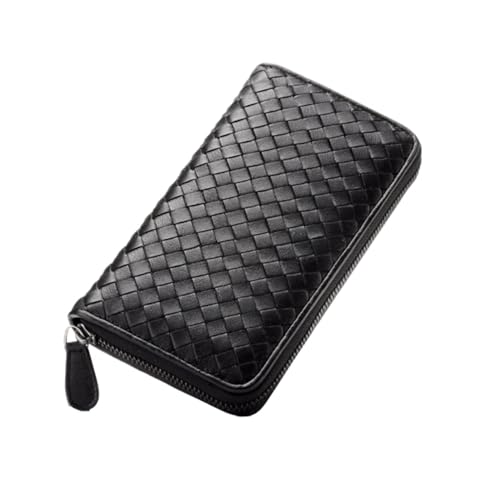 Lejdi Abendtaschen for Damen, Geldbörsen, Geldscheinklammern, Business-Geldbörsen, Kartenetuis aus echtem Leder, Handtaschen (Color : Black) von Lejdi